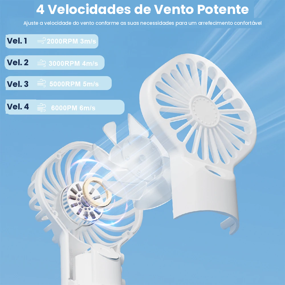 mini ventilador portátil de mão com umidificador mini ventilador portátil de mão com umidificador